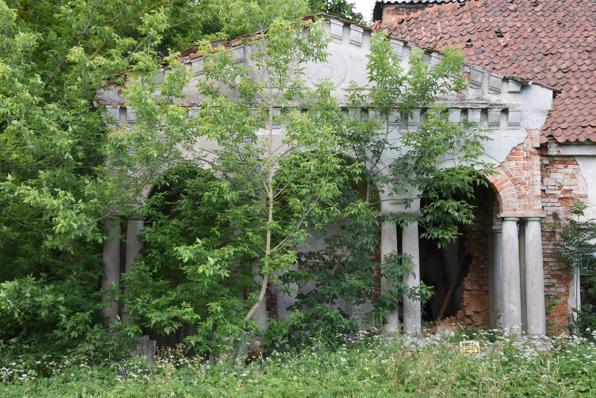 Zdjęcie opuszczonego miejsca: Ruiny dworu Długosze z 1857 roku rodziny Lebesius