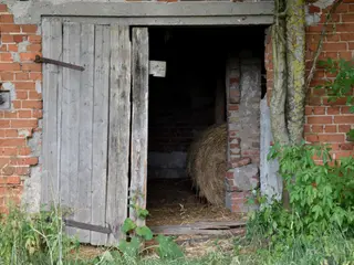 Miniatura: Ruiny dworu Długosze z 1857 roku rodziny Lebesius